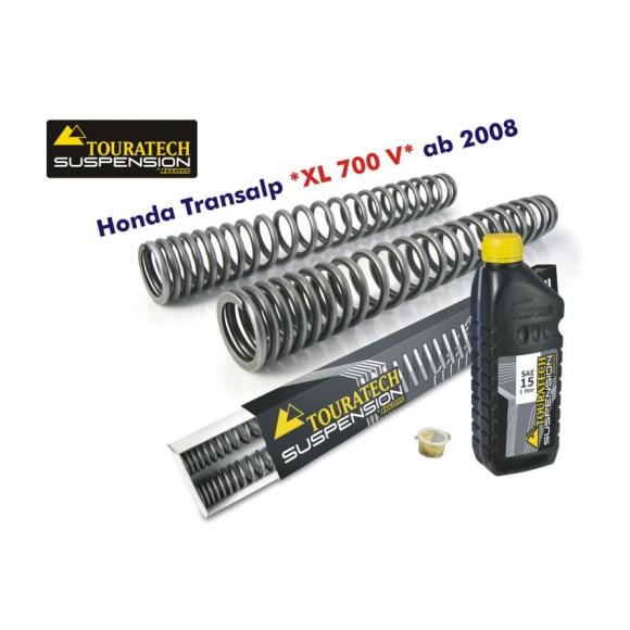 Progressive fork exchange springs, Honda XL700V Transalp '08