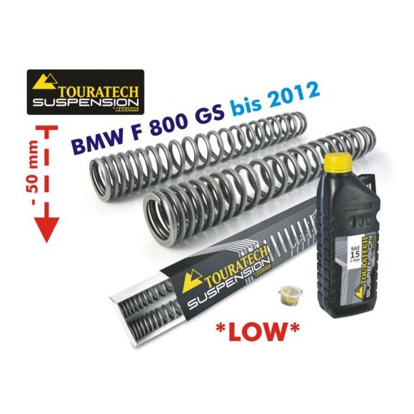 Progressive fork springs for BMW F800GS up to 2012 *lower suspension adjustment by 50mm*