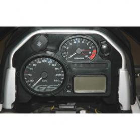 Instrument panel trim with 2 plug sockets for BMW R1200GS (2008-2012) / R1200GS Adventure (2008-2013)