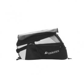 Expandable tank bag Touring for BMW R1250GS and Adventure/ R1200GS (LC) and ADV (LC) / F850GS and ADV / F750GS - Black / White