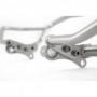 Stainless steel footrest for BMW R1200GS up to 2012