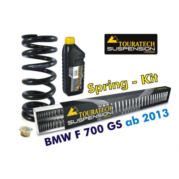 Hyperpro progressive exchange springs for fork and shock tube,BMW F700GS *from year 2013*