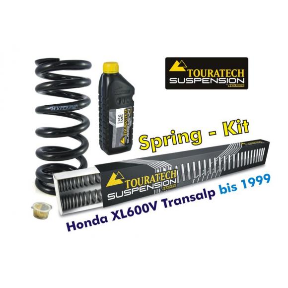 Hyperpro progressive exchange springs for fork and shock tube, Honda XL600V Transalp 1989-2000