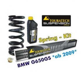 Hyperpro progressive exchange springs for fork and shock absorber tube, *BMW G650GS 2009*