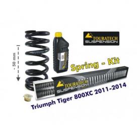 Suspension adjustment on 50mm Triumph Tiger 800XC 2011-2015 *exchange springs*