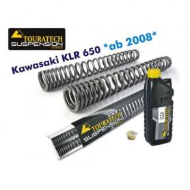 Progressive fork springs for Kawasaki KLR650 since 2008