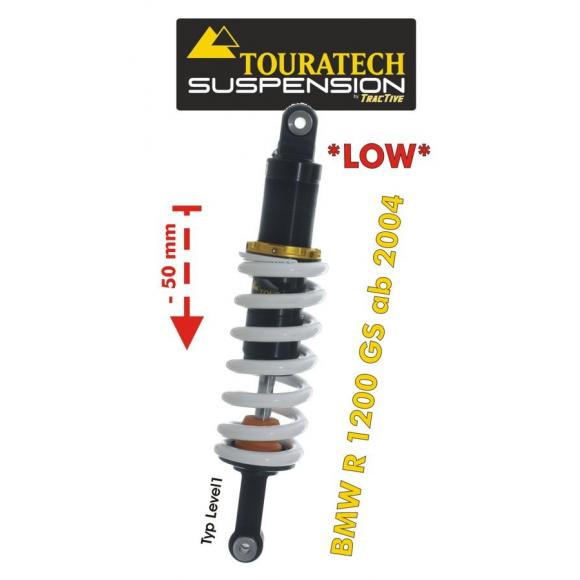 Rear lower suspension adjustment deTouratech(-50mm) for BMW R1200GS (2004-2012) type *Level1*