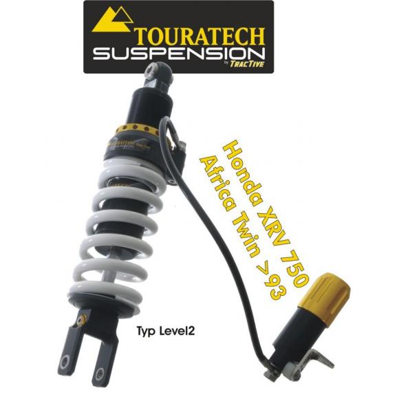 Touratech Tubo amortiguador de la suspensión para Honda XRV750 Africa Twin a partir de 1993 tipo Level2/ExloreHP