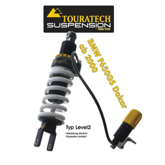 Touratech Suspension shock absorber tube for BMW F650GS DAKAR from 2000 onwards type level2/ExploreHP