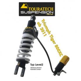 Touratech Suspension shock absorber tube for Triumph Tiger 800 XC from 2011 onwards type Level2/ExploreHP