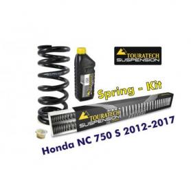 Hyperpro progressive interchange springs for fork and shock tube, Honda NC750S 2012-2017