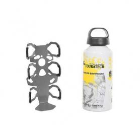 ZEGA Pro/ZEGA World bottle holder adapter plate-individual with Touratech aluminum bottle 0.6 liters