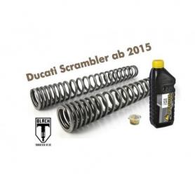 Black-T Progressive fork springs, Ducati Scrambler since 2015