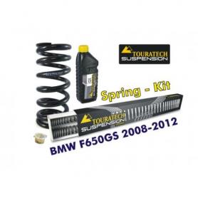 Progressive exchange springs for fork and shock absorber tube, BMW F650GS (TWIN) 2008-2012