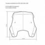 Windscreen for KTM 1050 ADV / 1090 ADV / 1190 ADV / 1290 Super Adventure up to 2016