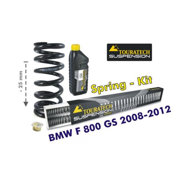 Suspension adjustment in 25mm BMW F800GS 2008-2012 exchange springs