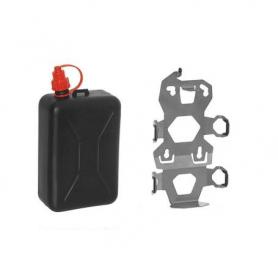 ZEGA Pro2 accessory holder set, oil can adapter plate with reserve canister Touratech 2 liters