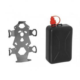 2 liter canister with holder and adapter plate for Zega Pro and Zega Mundo panniers