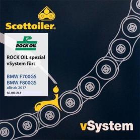 Sistema engrasador de cadena Scottoiler vSystem, para BMW F700GS / F800GS, a partir de 2017