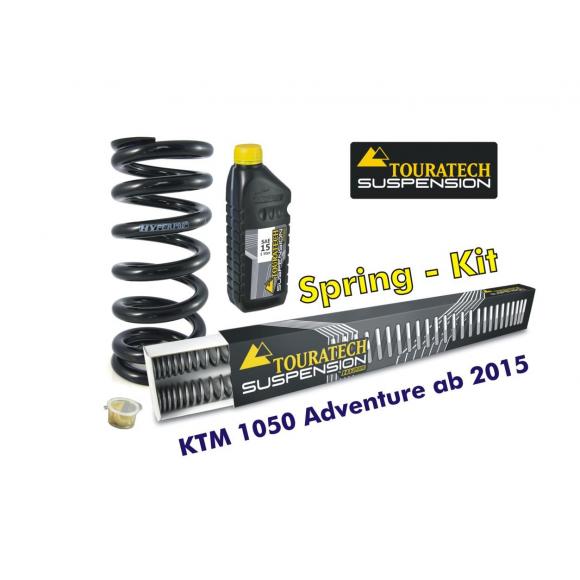 Progressive exchange springs for fork and shock tube, KTM 1050 Adventure from year 2015