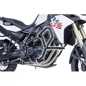 Engine protection bars for BMW F800GS by Puig - Black