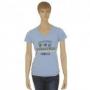 Adventure Equipment T-shirt, women's, light blue