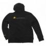 Triangel" men's zippered sweatshirt, black