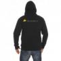 Sudadera con cremallera "Triangel" hombre, negra