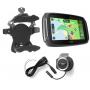 Pack TomTom Rider 550 World y soporte con cerradura de Touratech negro.