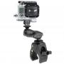 RAM® Tough-Claw™ Small clamp with action camera mount