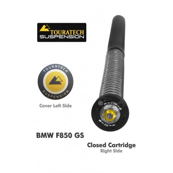 Closed suspension cartridge Touratech for BMW F850GS (2018-)