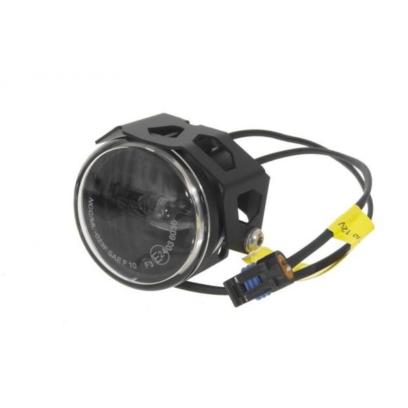 LED auxiliary fog light with universal bracket