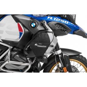 Ambato bags for original footboard protection for BMW R1250GS Adventure