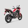 Akrapovic slip-on exhaust in titanium for Honda CRF 1000 L Africa Twin 2018-2019