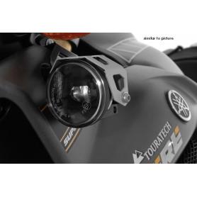 Additional LED fog lamps, black anodized, for Yamaha XT1200Z Super Tenere