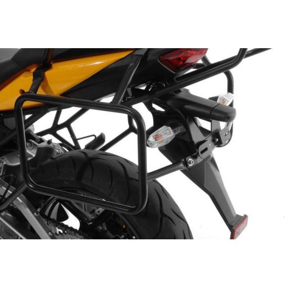 Portamaletas Zega para Kawasaki Versys 650 (2010-2014), negro