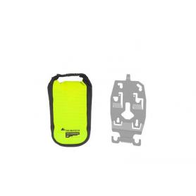 Porta accesorios ZEGA Evo con bolsa adicional impermeable Touratech "High Visibility", talla S