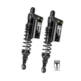 Black-T Stage3 Shock Absorber Set with Reservoir and Length Adjustment for Triumph Thruxton-R (2016-2018)