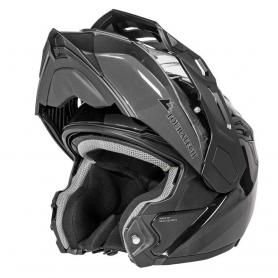 Casco Modular Aventuro Traveller Carbon - Negro