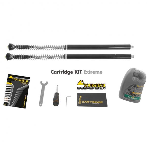 Kit de cartucho de descenso de suspensión Touratech -25 mm para Honda CRF1100L Africa Twin de 2020