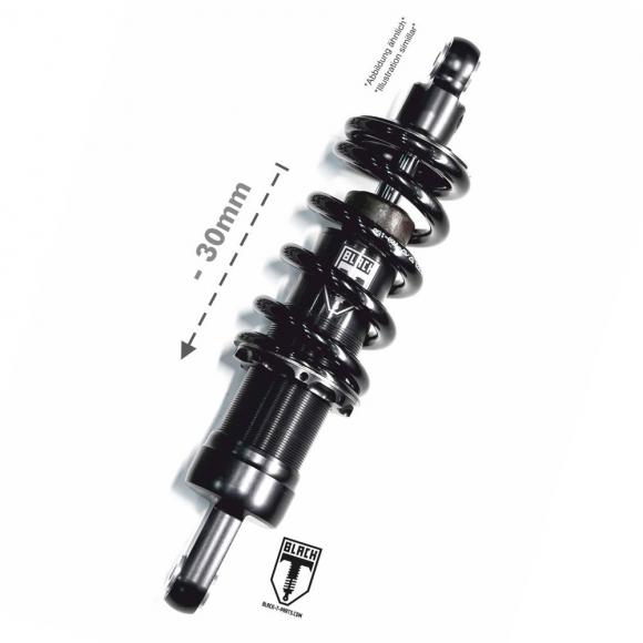 BLACK-T (-30mm) Stage3 lowering shock absorber with reservoir for Indian FTR 1200 / FTR 1200 S (2019-2021)