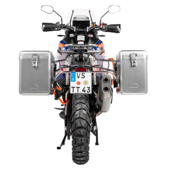 Silver Zega pannier rack for KTM 1290 Super Adventure S / R (2021-)