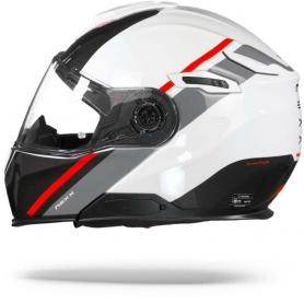 Modular helmet Nexx X.Vilitur Stigen - White-Red