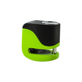 Motorcycle disc lock KOVIX with alarm KS6 - Verde Fluo