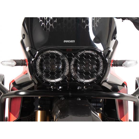 HEADLIGHT PROTECTION GRILLE BLACK FOR DUCATI DESERTX RALLY (2024-)