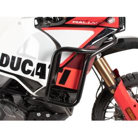 Barra protectora de depósito negra para Ducati Desert X Rally (2024-)