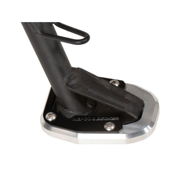 Silver/black side stand extension for Ducati Desert X Rally (2024-)