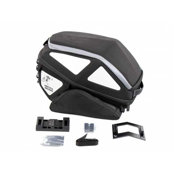 Royster Sport motorcycle rear bag with basic attachment. Black.