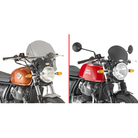 Kit de fijación para cúpula Givi 100A/AL para Royal Enfield Interceptor 650