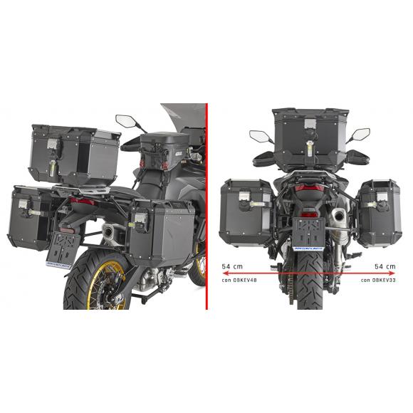 Givi trekker cam-side case carrier for Voge 900DSX